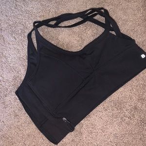 balance athletica zipper bra